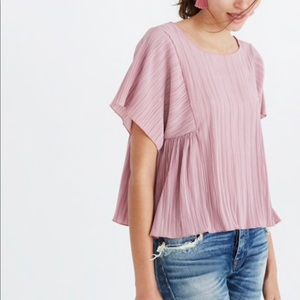Pleated Madewell tee